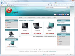 EasyPage - 2. demo - CMS med webshop